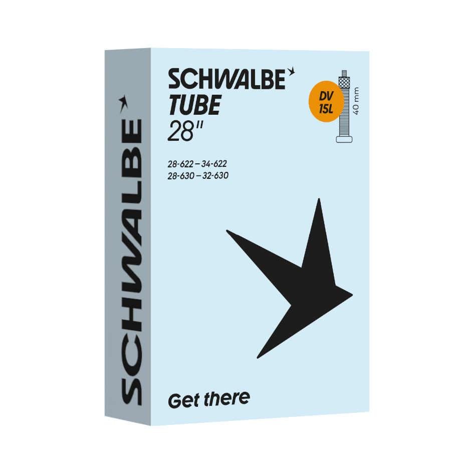 Schwalbe Schlauch 28/27x1 1/4-1/8, ETRTO 28/32-622/630, Dunlop Blitz/Holland DV15L 40mm