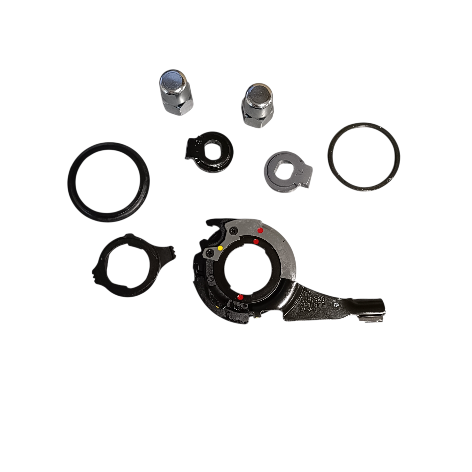 Shimano Kassettengelenk Nexus 8 cj-8s20 c1. inkl. Sicherungsscheiben und Achsmuttern