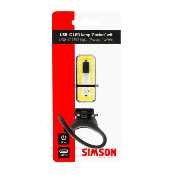 Simson USB-C LED-Lampe 'Pocket' weiß