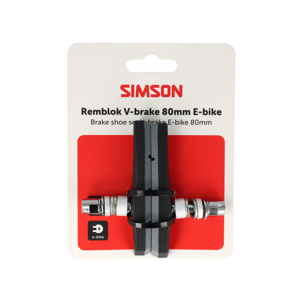 Simson Bremsbeläge E-Bike V-Brake 80mm pro Paar