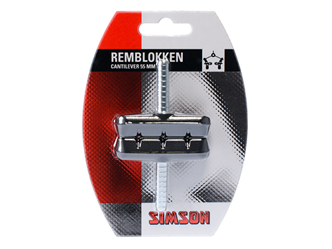 Simson-Bremsbeläge Cantilever 55 mm pro Paar
