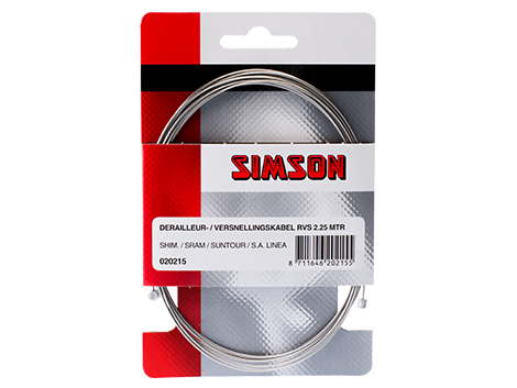 Simson Innenkabelschaltung, Kettenschaltung aus Edelstahl