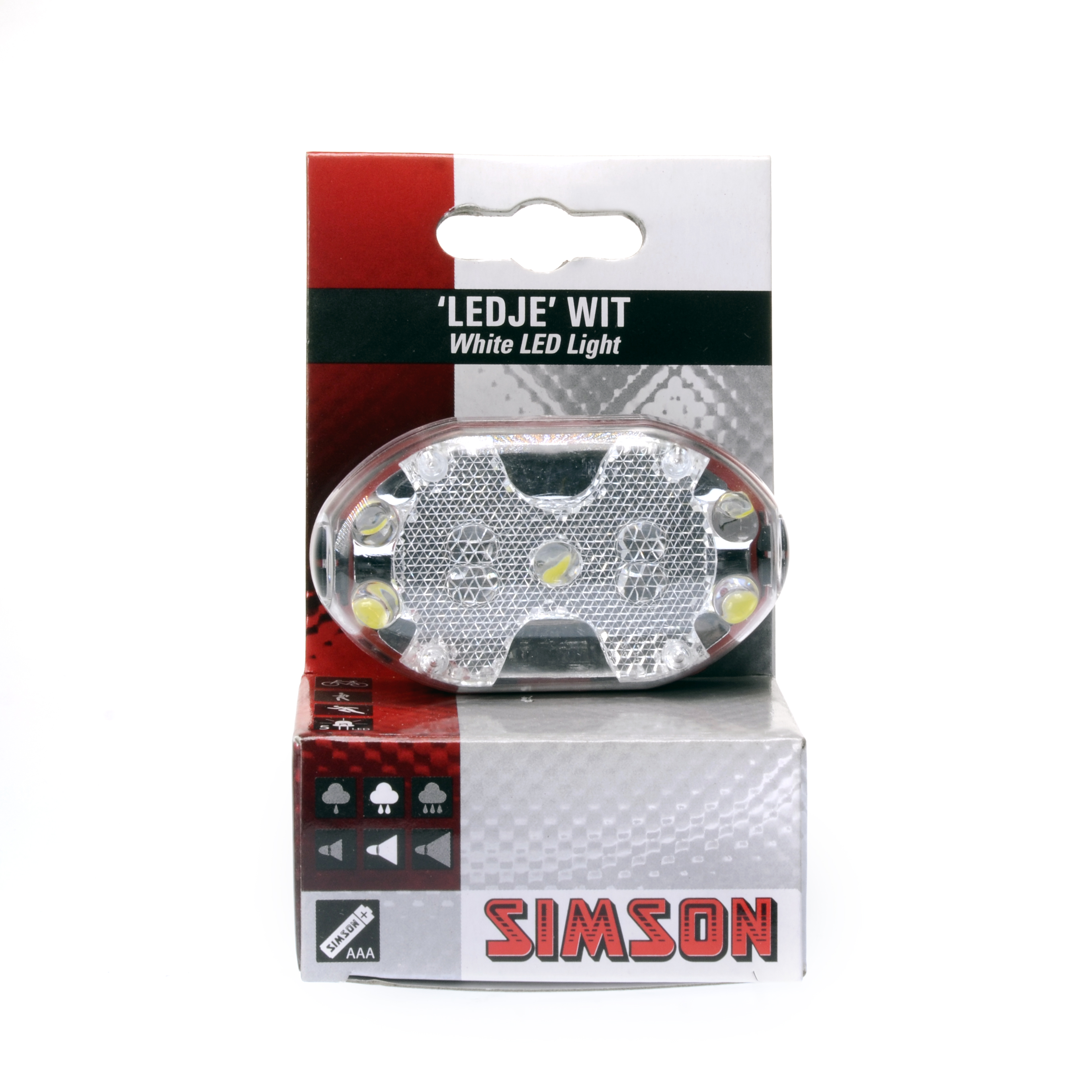 Simson Batterie-Frontlicht 5 LEDs