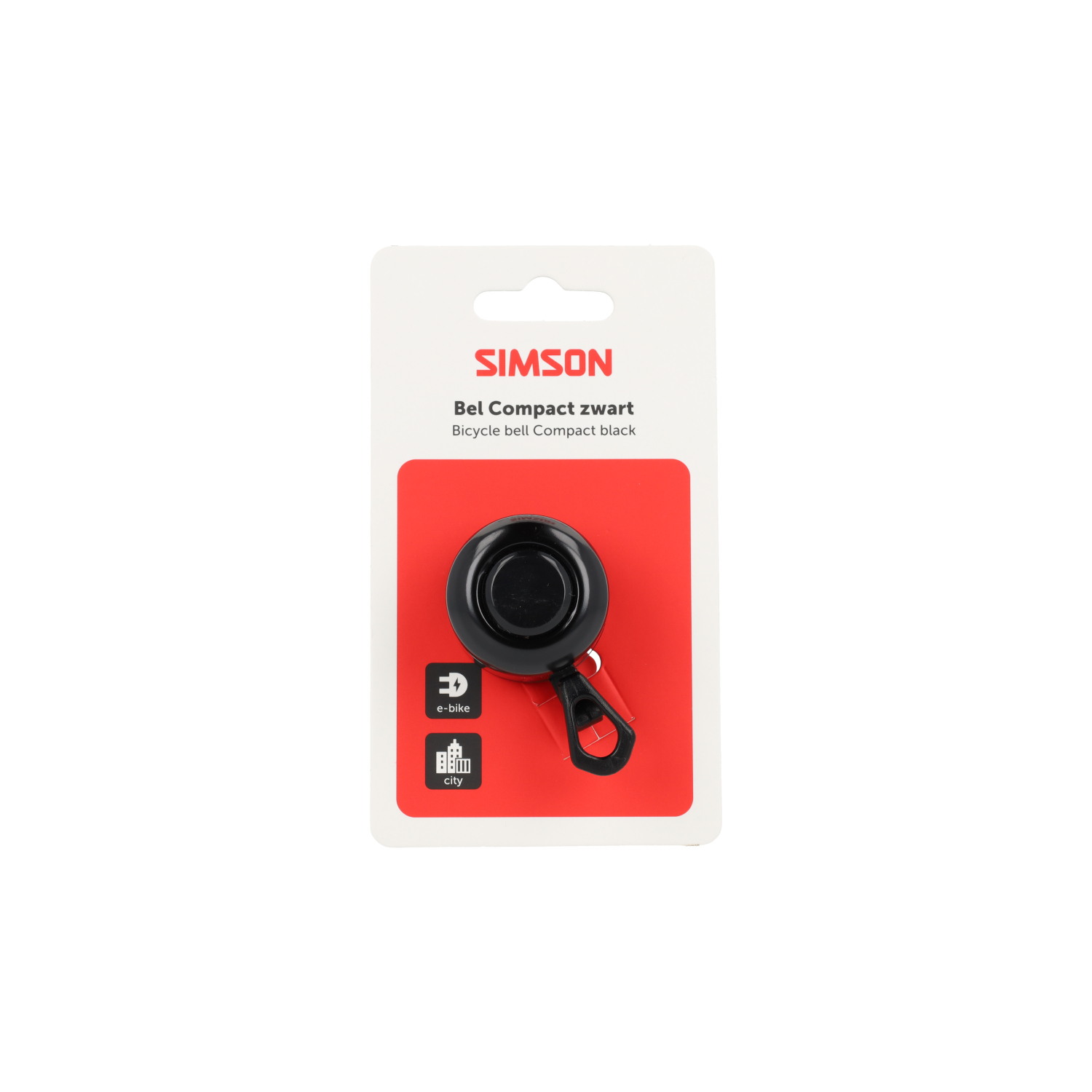 Die Simson Bell Compact schwarz ist eine kleine Fahrradklingel mit klarem Klang. Diese Glocke besteht aus Metall und hat eine schwarze Farbe. Diese Fahrradklingel lässt sich mit einem Schraubenzieher an fast jedem Fahrrad befestigen, erfreut sich aber besonders großer Beliebtheit bei Renn- und ATB-Fahrrädern.