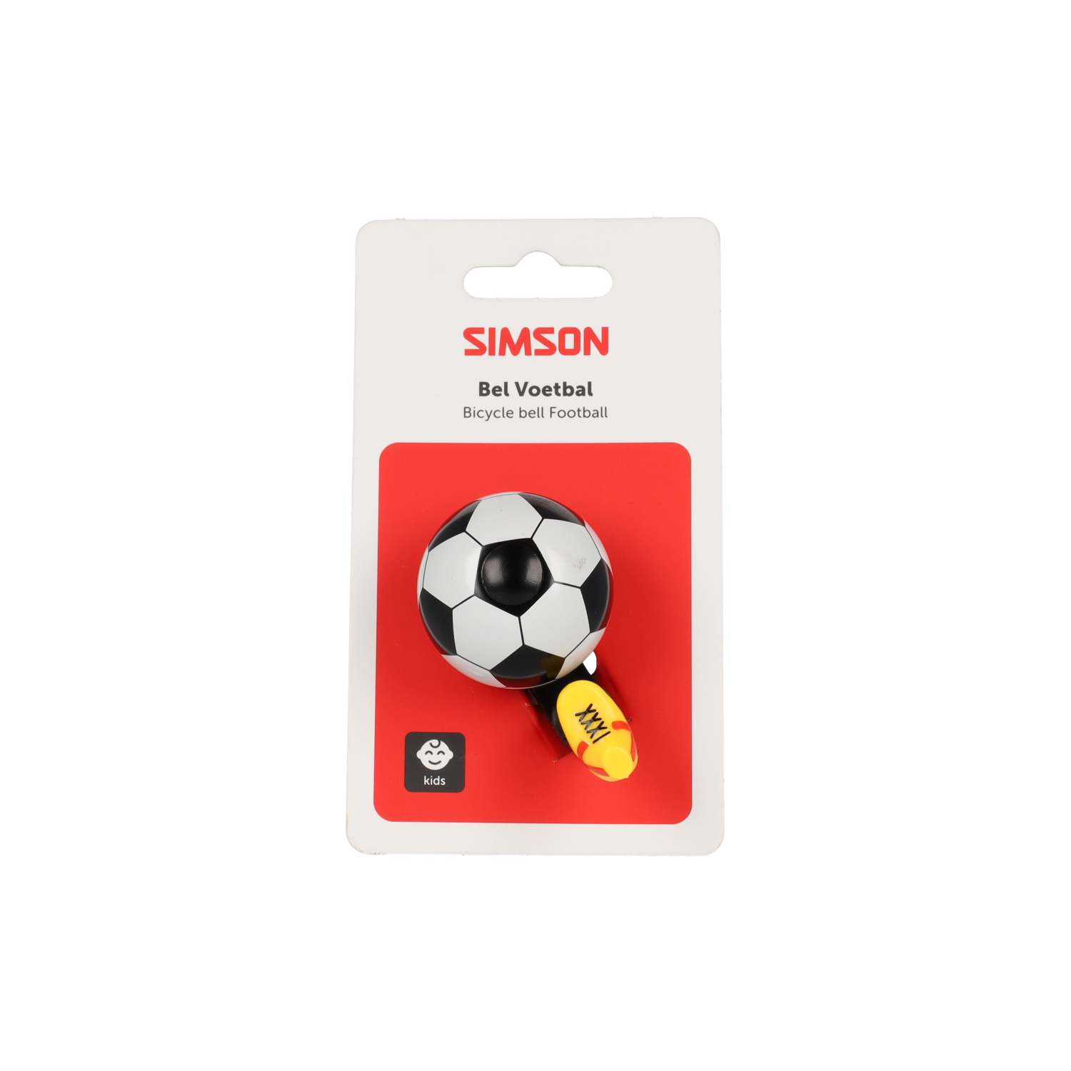 Simson Bel Fußball Schwarz/Weiß