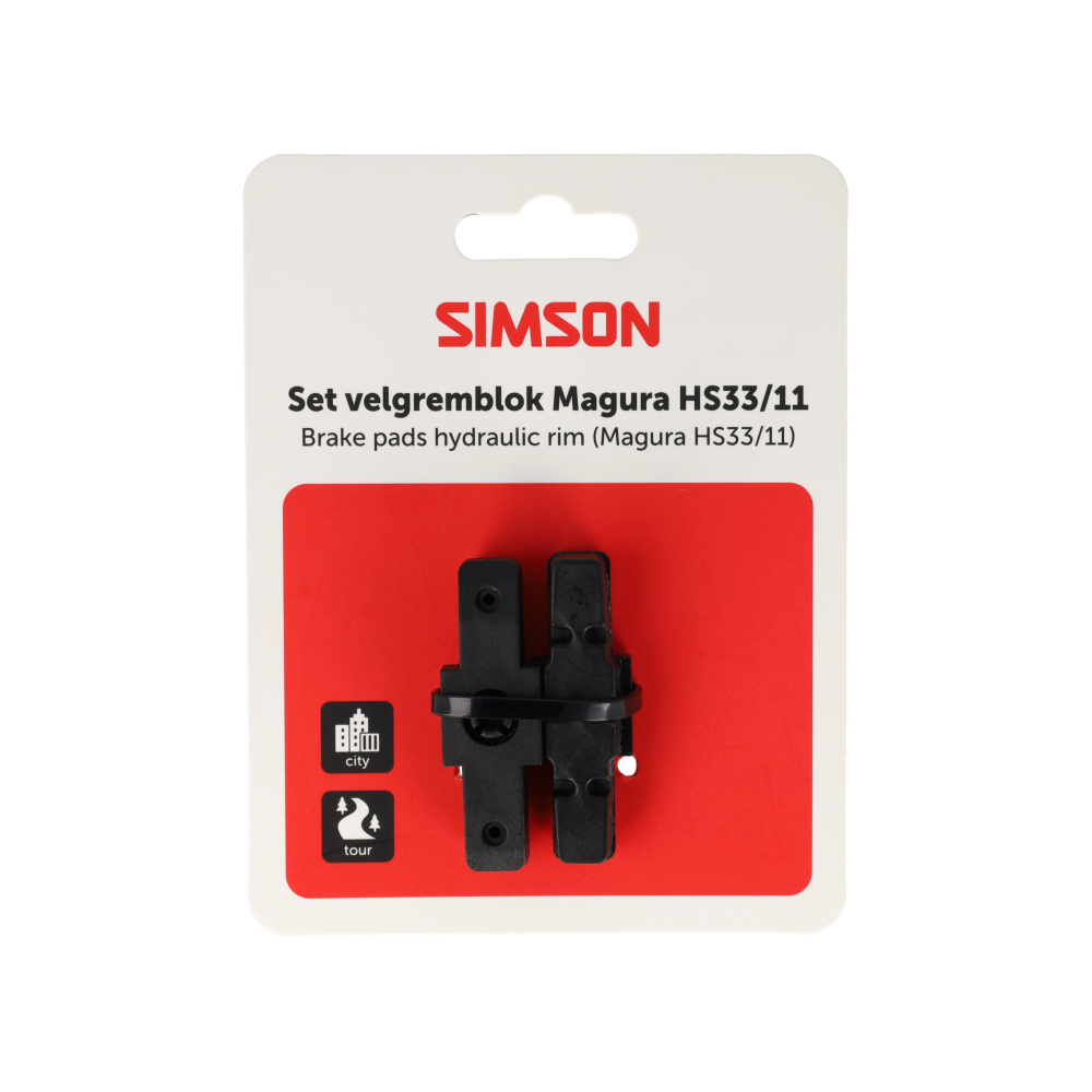 Simson Bremsbeläge Magura hydraulische Felgenbremse (HS33/HS11) pro Paar