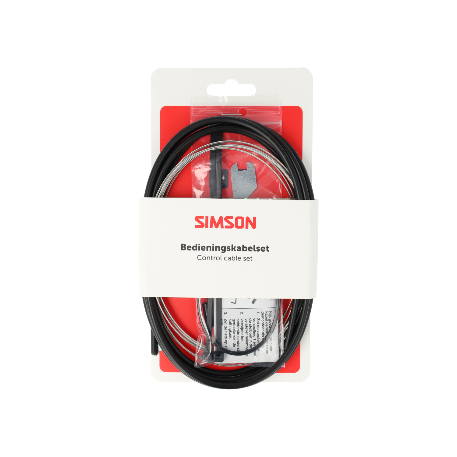 Simson Schaltzugset komplett Shimano Nexus 4/7/8 schwarz Edelstahl