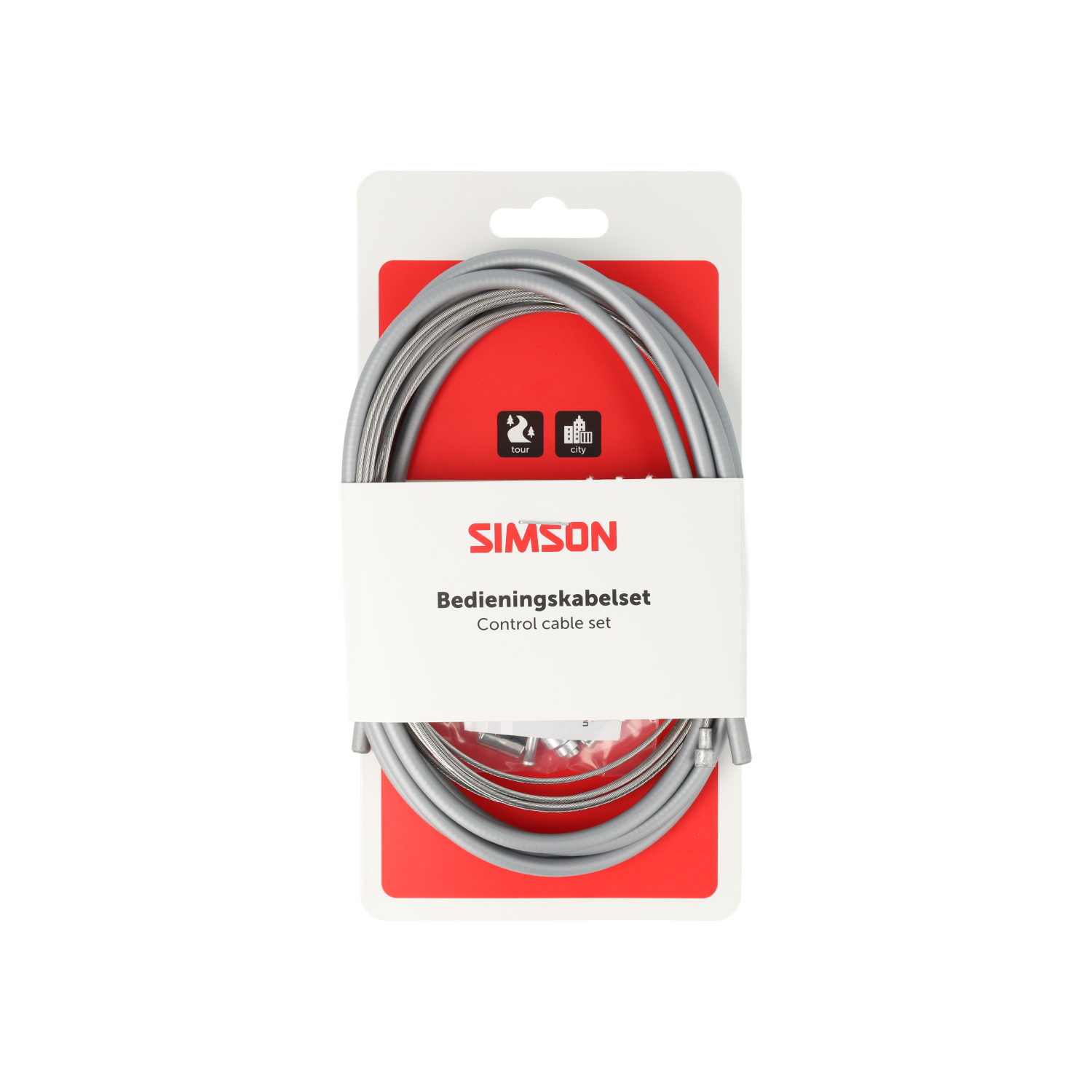 Simson Bremskabelsatz komplett universal grau Edelstahl