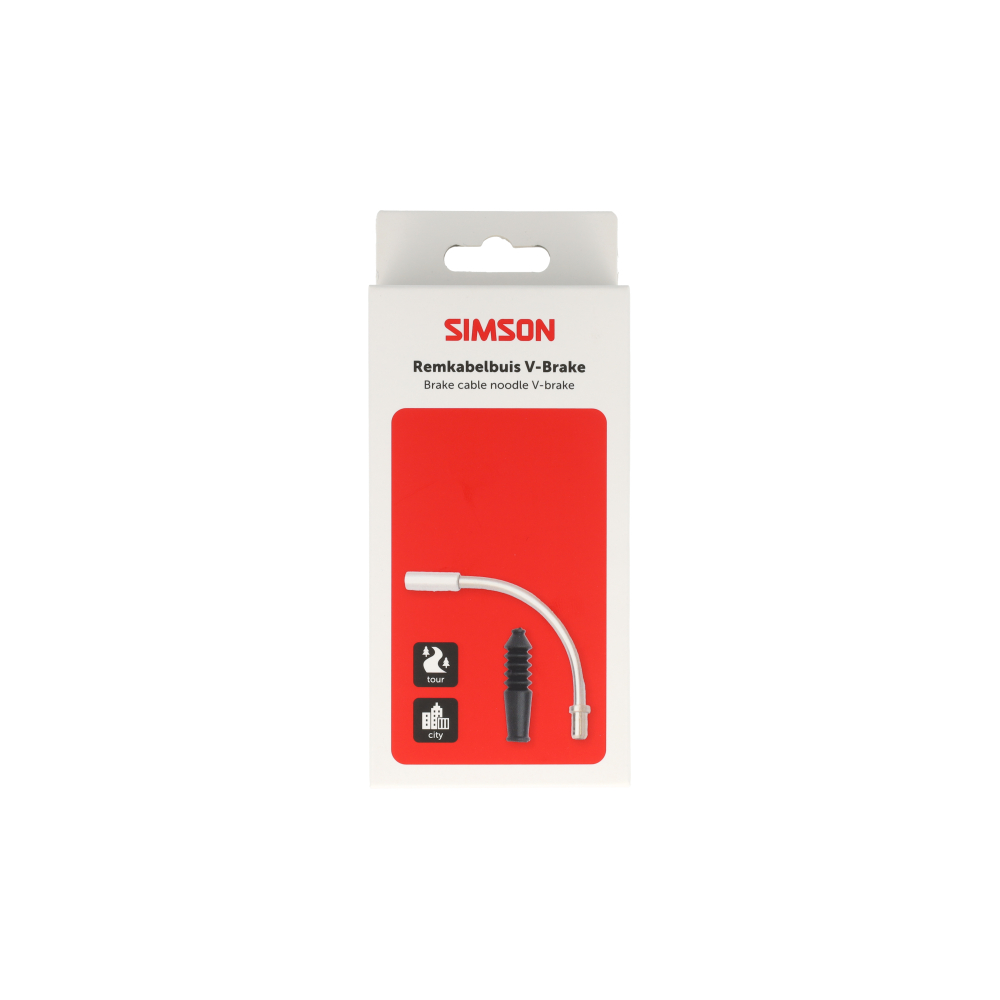 Simson Bremszugschlauch V-Brake, inkl. Gummi