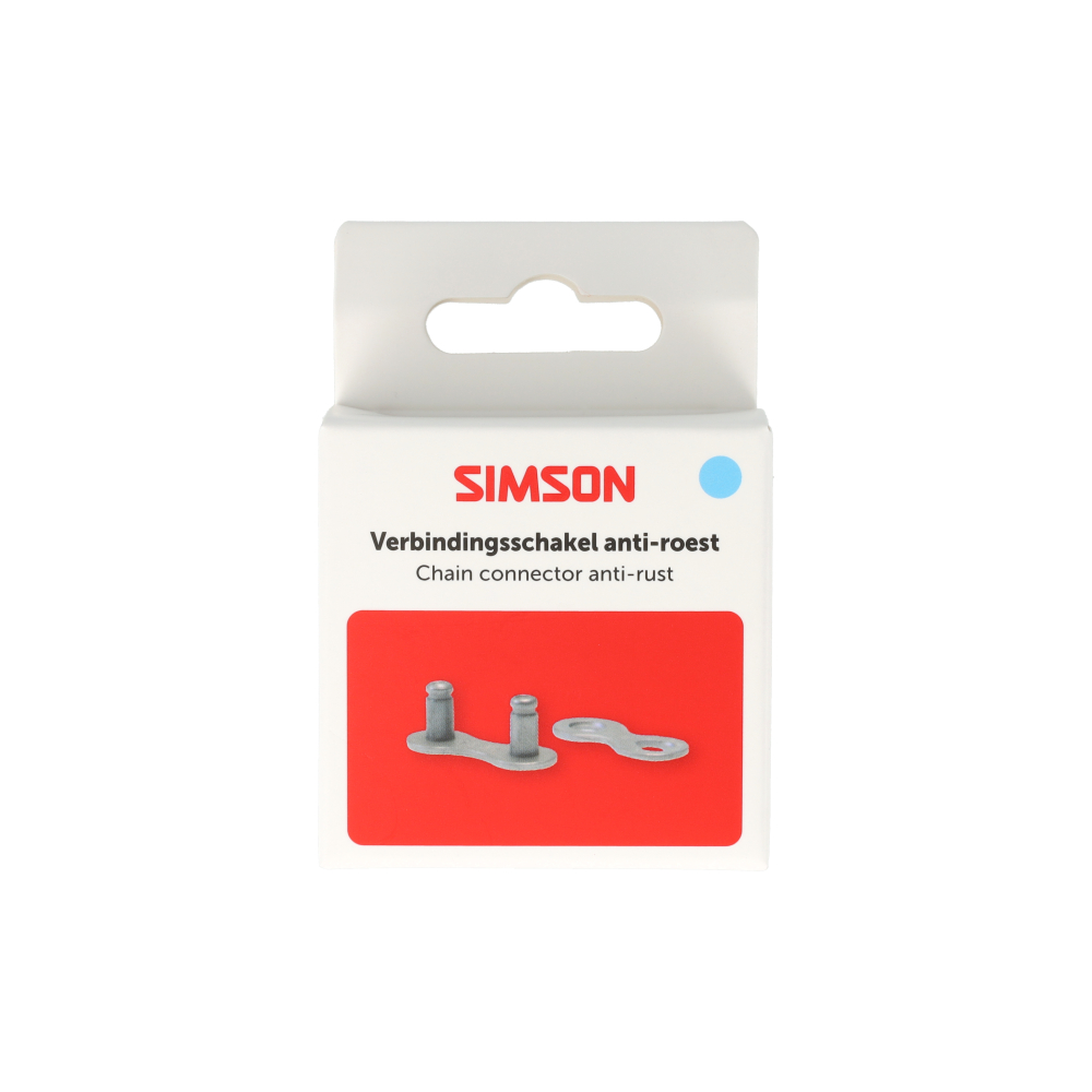 Simson Verbindungsglied rostfrei (1/2"x1/8")