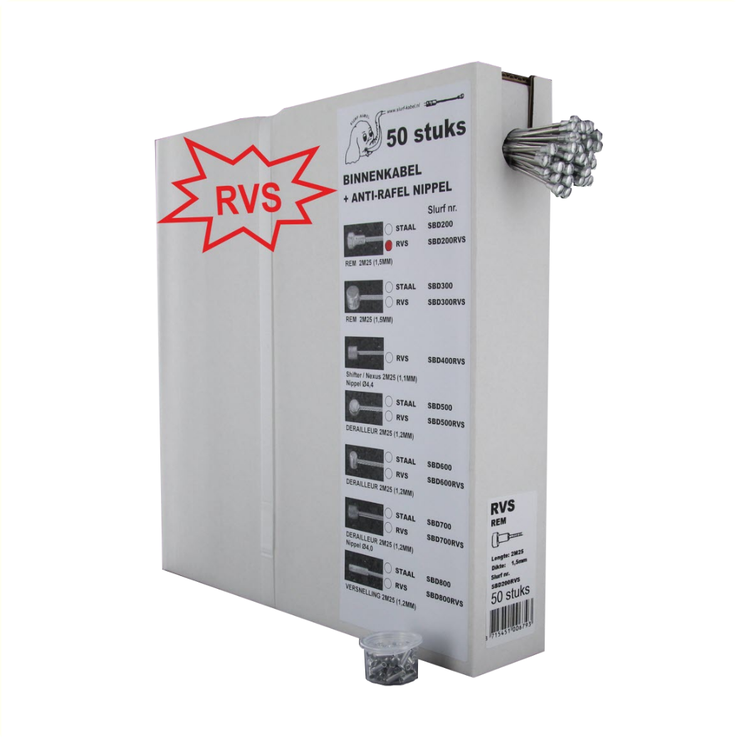 Slurf-Innenzug aus Edelstahl, Birne 50pcs