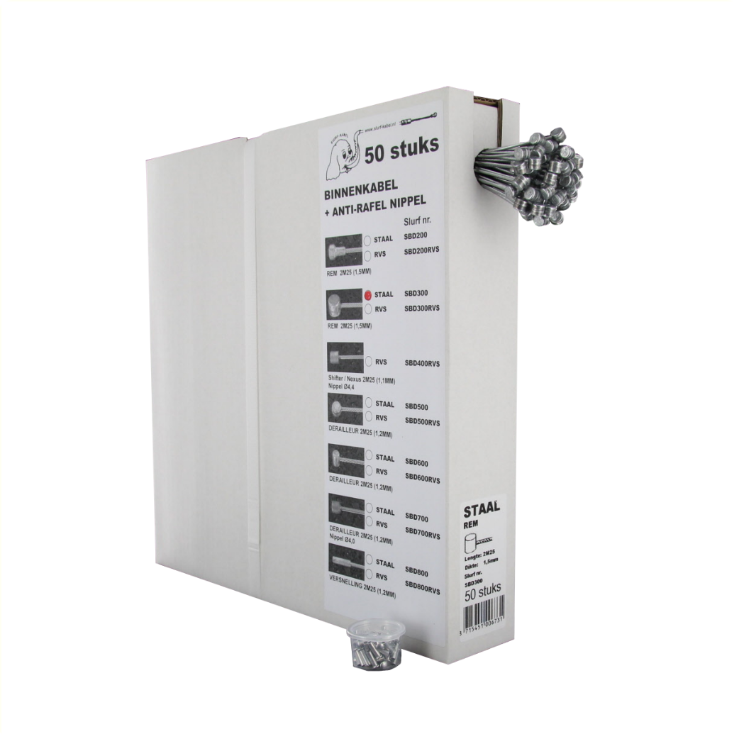 Slurf Bremsinnenzug Tonnippel (50 Stück)